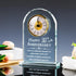 10 Year Anniversary Glass Clock Gift